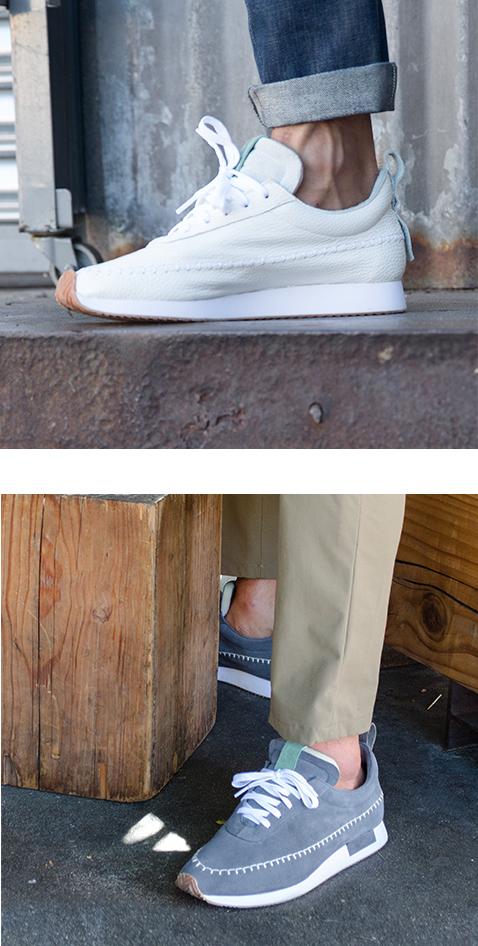 traction-mens-left shoe white and gray