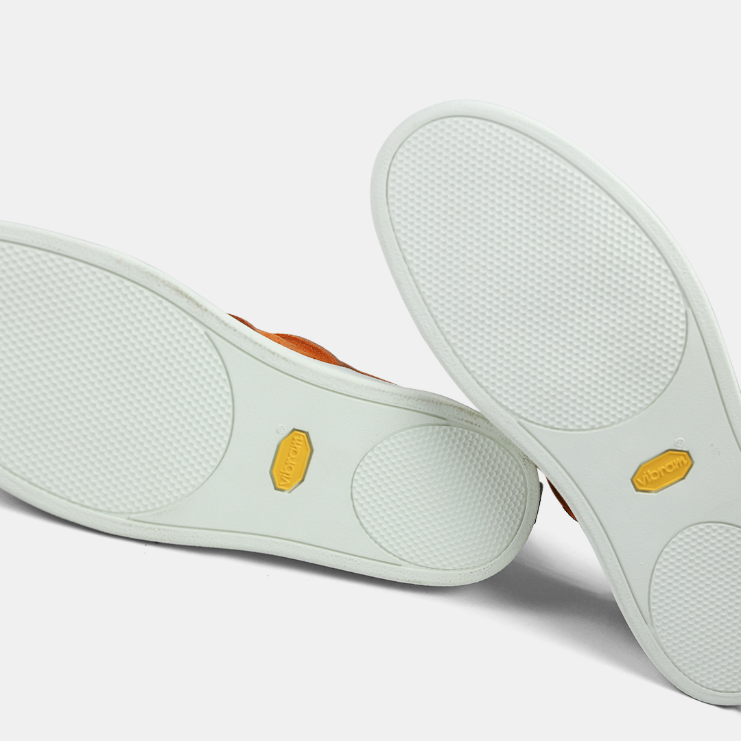 White Rubber cupsole made by Vibram